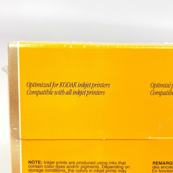Kodak Photo Paper 180 sheets 4" x 6" Instant Dry Gloss Brilliant New/Sealed - Picture 6 of 8